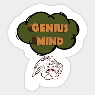 Genius Mind Sticker